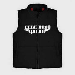 Мужской жилет Северный флот черная, цвет: 3D-красный