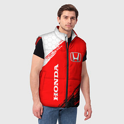 Мужской жилет HONDA, цвет: 3D-красный — фото 2
