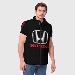 Мужской жилет HONDA, цвет: 3D-красный — фото 2