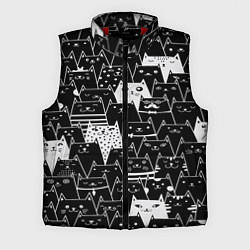 Мужской жилет КОТЫ BLACK, цвет: 3D-красный