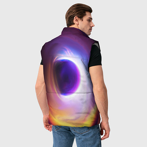 Мужской жилет ЧЁРНАЯ ДЫРА / 3D-Светло-серый – фото 4