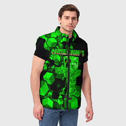 Мужской жилет Minecraft, цвет: 3D-черный — фото 2