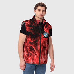 Мужской жилет BMW, цвет: 3D-светло-серый — фото 2