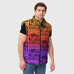 Мужской жилет BTS, цвет: 3D-светло-серый — фото 2