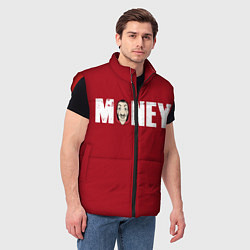 Мужской жилет Money, цвет: 3D-красный — фото 2