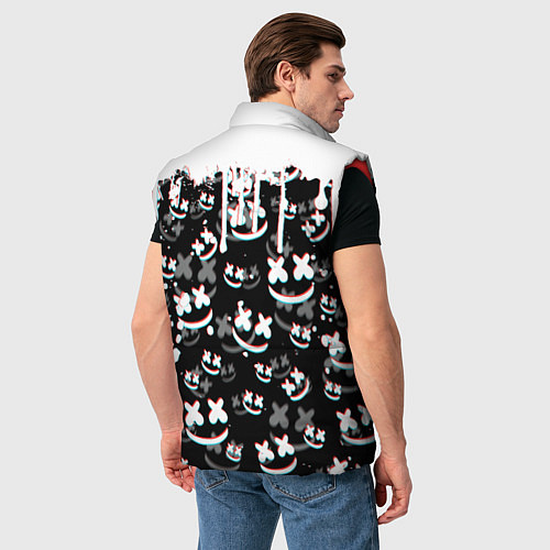 Мужской жилет MARSHMELLO GLITCH / 3D-Красный – фото 4