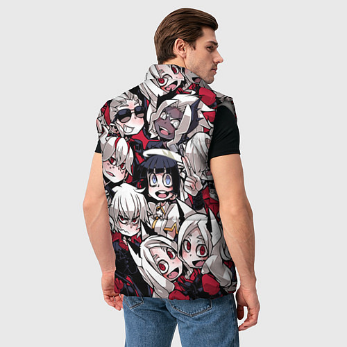 Мужской жилет Helltaker / 3D-Светло-серый – фото 4