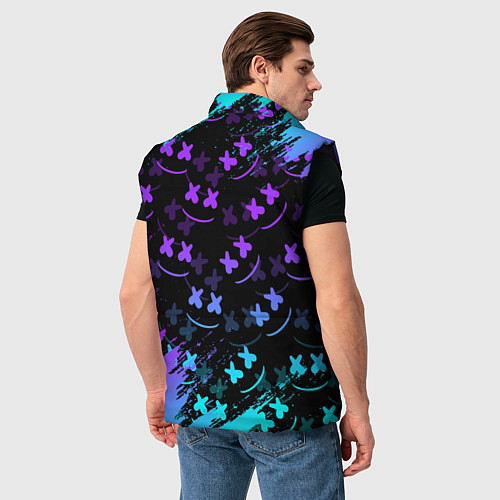 Мужской жилет FORTNITE x MARSHMELLO / 3D-Черный – фото 4