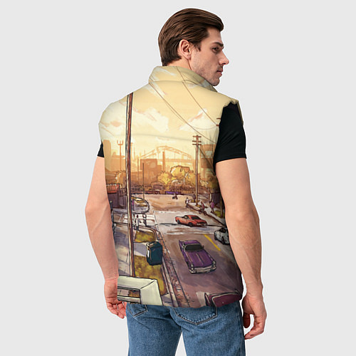 Мужской жилет GTA San Andreas / 3D-Черный – фото 4