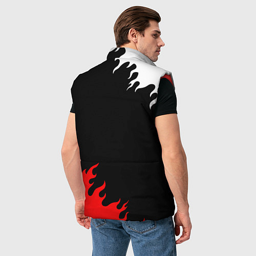 Мужской жилет TOYOTA / 3D-Красный – фото 4