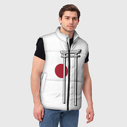 Мужской жилет Япония Тории Z, цвет: 3D-черный — фото 2