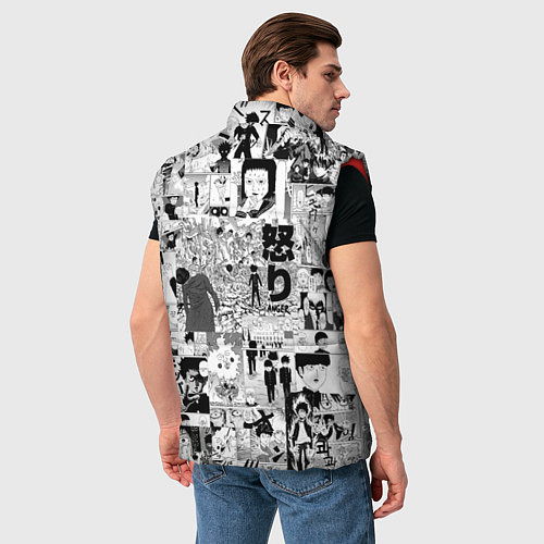 Мужской жилет МОБ ПСИХО 100 / 3D-Красный – фото 4