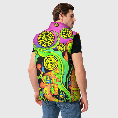 Мужской жилет КИСЛОТА КИСЛОТНЫЙ / 3D-Черный – фото 4