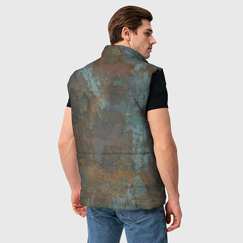 Мужской жилет Rusty Metal / 3D-Черный – фото 4