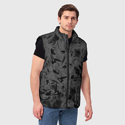 Мужской жилет Черная дымка, цвет: 3D-черный — фото 2