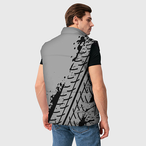 Мужской жилет AUDI АУДИ / 3D-Черный – фото 4