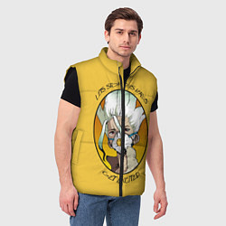 Мужской жилет Senku Ishigami, цвет: 3D-черный — фото 2