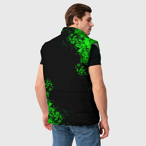 Мужской жилет MINECRAFT CREEPER / 3D-Светло-серый – фото 4