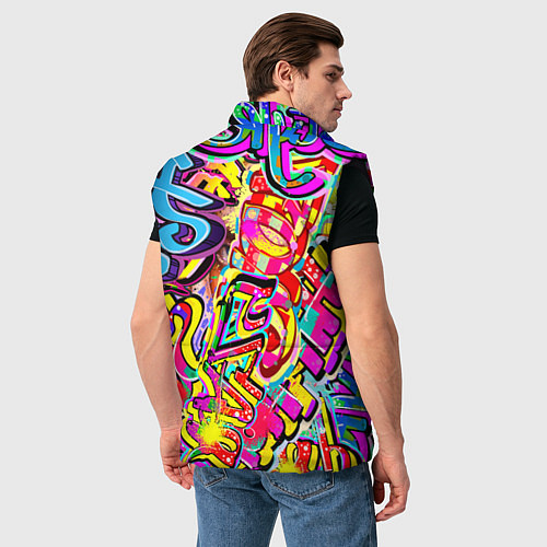 Мужской жилет Billie Eilish / 3D-Черный – фото 4