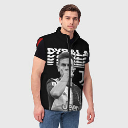 Мужской жилет Paulo Dybala, цвет: 3D-красный — фото 2