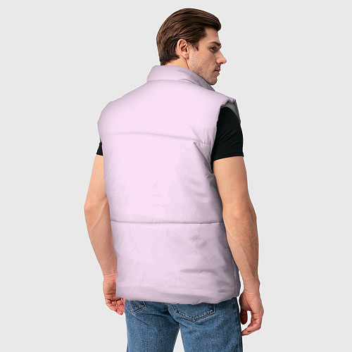 Мужской жилет Космическая Сейлор Мун / 3D-Светло-серый – фото 4