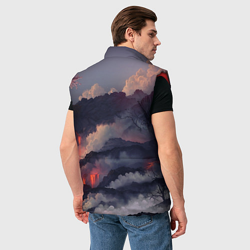 Мужской жилет Ghost of Tsushima / 3D-Красный – фото 4