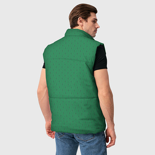 Мужской жилет Не стой на пути паровоза! / 3D-Черный – фото 4