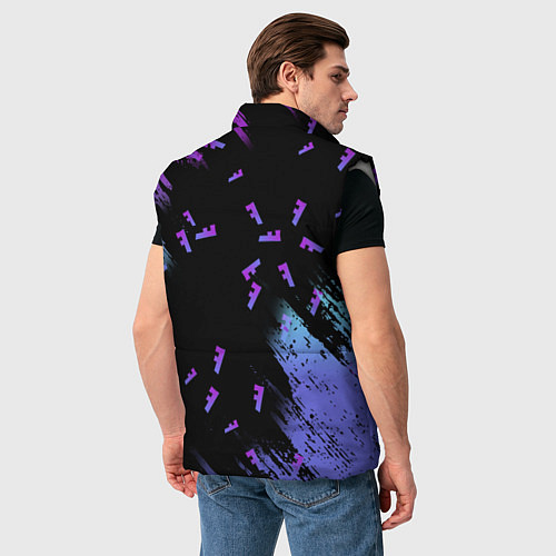 Мужской жилет FORTNITE MARSHMELLO / 3D-Светло-серый – фото 4