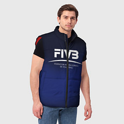 Мужской жилет FIVB Volleyball, цвет: 3D-красный — фото 2