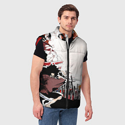Мужской жилет Афросамурай аниме, цвет: 3D-красный — фото 2