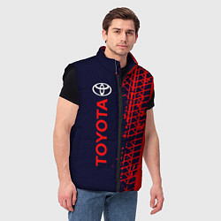 Мужской жилет TOYOTA ТОЙОТА, цвет: 3D-черный — фото 2