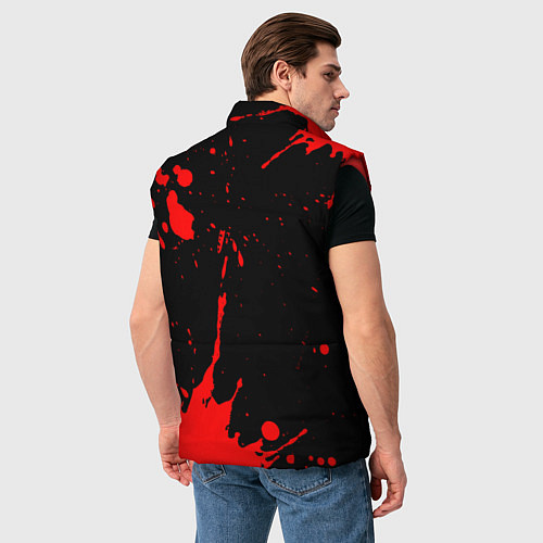 Мужской жилет METALLICA МЕТАЛЛИКА / 3D-Красный – фото 4