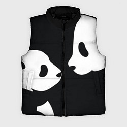 Мужской жилет Panda, цвет: 3D-черный