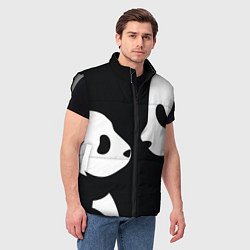 Мужской жилет Panda, цвет: 3D-светло-серый — фото 2