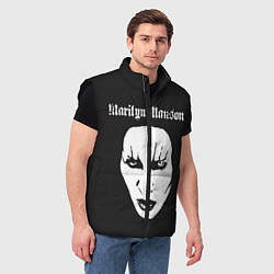 Мужской жилет Marilyn Manson, цвет: 3D-черный — фото 2