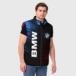 Мужской жилет BMW ТЕКСТУРА, цвет: 3D-красный — фото 2