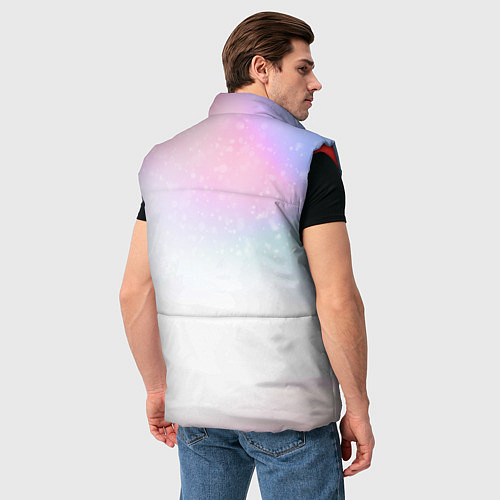 Мужской жилет Единорог / 3D-Красный – фото 4