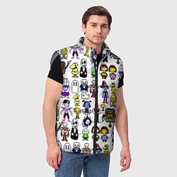 Мужской жилет UNDERTALE, цвет: 3D-светло-серый — фото 2