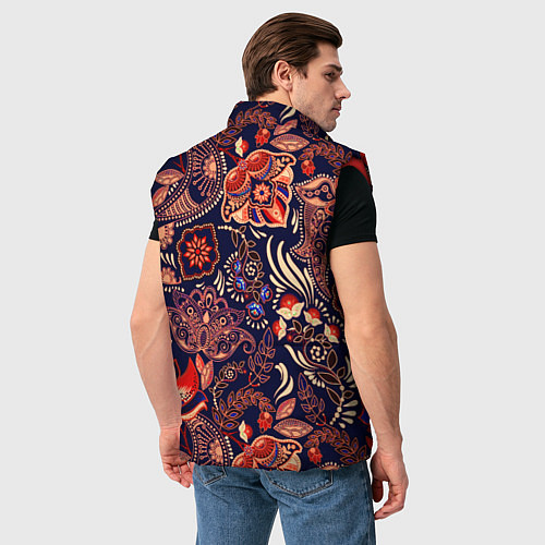Мужской жилет Ornament-$ / 3D-Красный – фото 4
