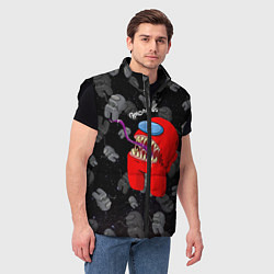 Мужской жилет AMONG US, цвет: 3D-черный — фото 2