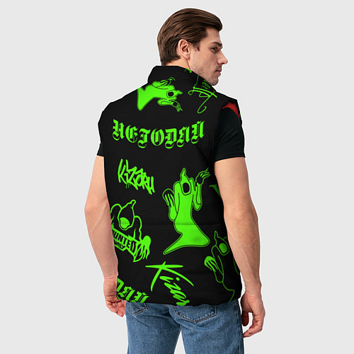 Мужской жилет KIZARU HAUNTED FAMILY / 3D-Красный – фото 4