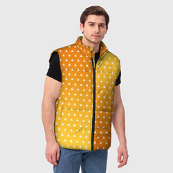 Мужской жилет ЗЕНИЦУ КИМОНО, цвет: 3D-черный — фото 2