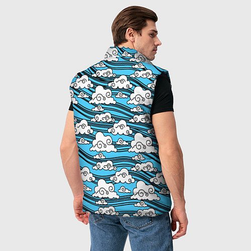 Мужской жилет КИМОНО ТАНДЖИРО / 3D-Черный – фото 4