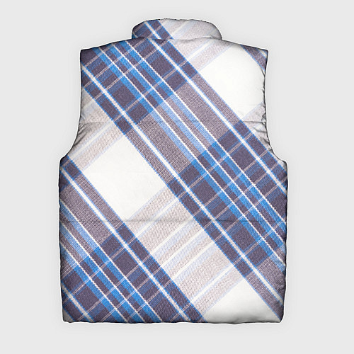 Мужской жилет Шотландка Z / 3D-Светло-серый – фото 2