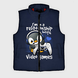 Мужской жилет У меня отношения с играми