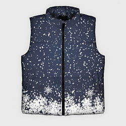 Мужской жилет Атмосфера нового года, цвет: 3D-черный