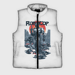Мужской жилет Робот полицейский, цвет: 3D-светло-серый