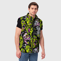 Мужской жилет ЗОМБИ, цвет: 3D-черный — фото 2