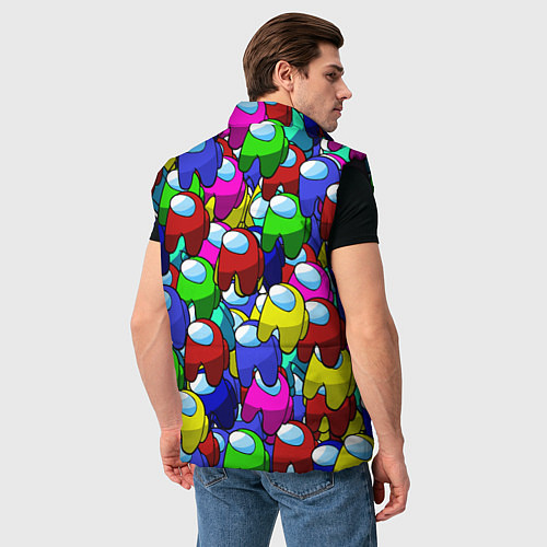 Мужской жилет AMONG US / 3D-Черный – фото 4