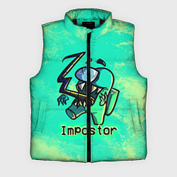 Мужской жилет AMONG US IMPOSTOR, цвет: 3D-черный